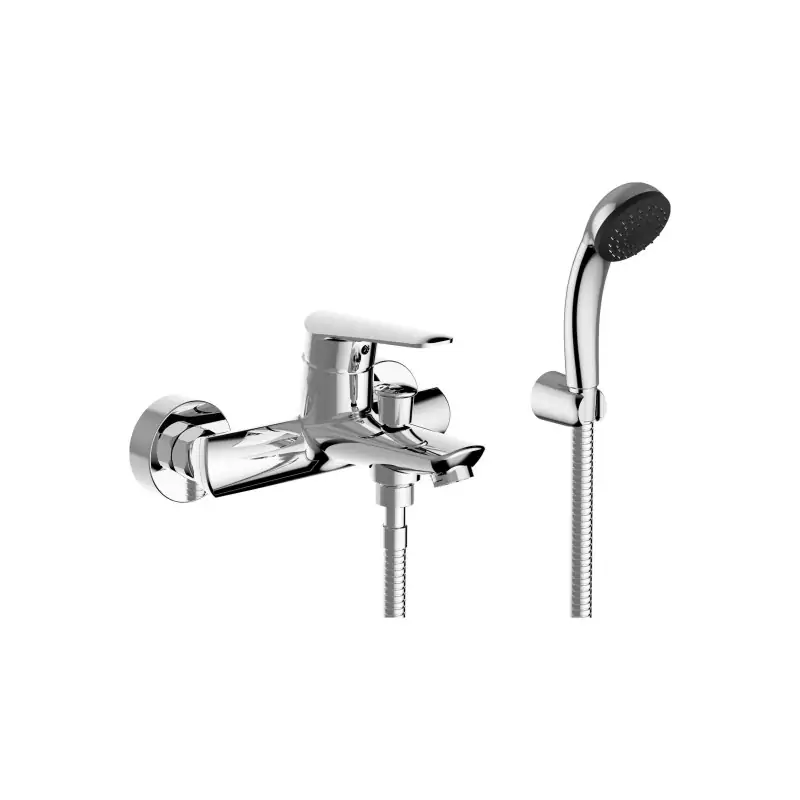 Miscelatore vasca esterno con deviatore e set doccia Teorema Slyce 9C150 Offerta Speciale