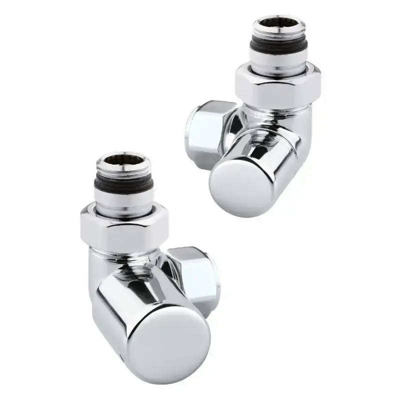 Professionale Kit valvole colore cromo per radiatori scaldasalviette versione sinistra Arteclima KITVAL5