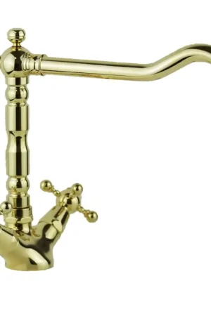 Ultimissimo Modello Rubinetto lavello cucina stile retrò in colore oro lucido Porta&Bini Old Fashion 62570DO