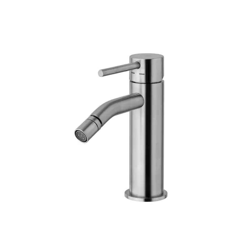 Di Tendenza Miscelatore bidet in colore steel looking con scarico 1"1/4 Paffoni Light LIG135ST