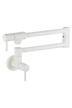 Direttamente Dal Produttore Rubinetto riempi pentola snodabile in colore bianco opaco Nice 290031BO