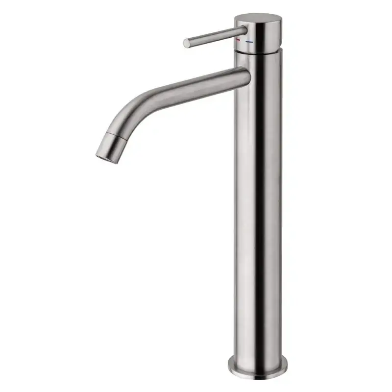 Scelto Dai Clienti Miscelatore lavabo alto colore acciaio spazzolato senza scarico Paffoni Light LIG081ST