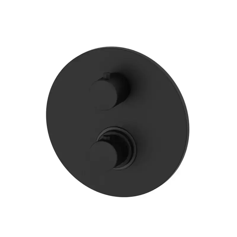 Miscelatore incasso doccia termostatico doppia uscita colore nero opaco Paffoni Light LIQ018NO Prezzo Ridotto