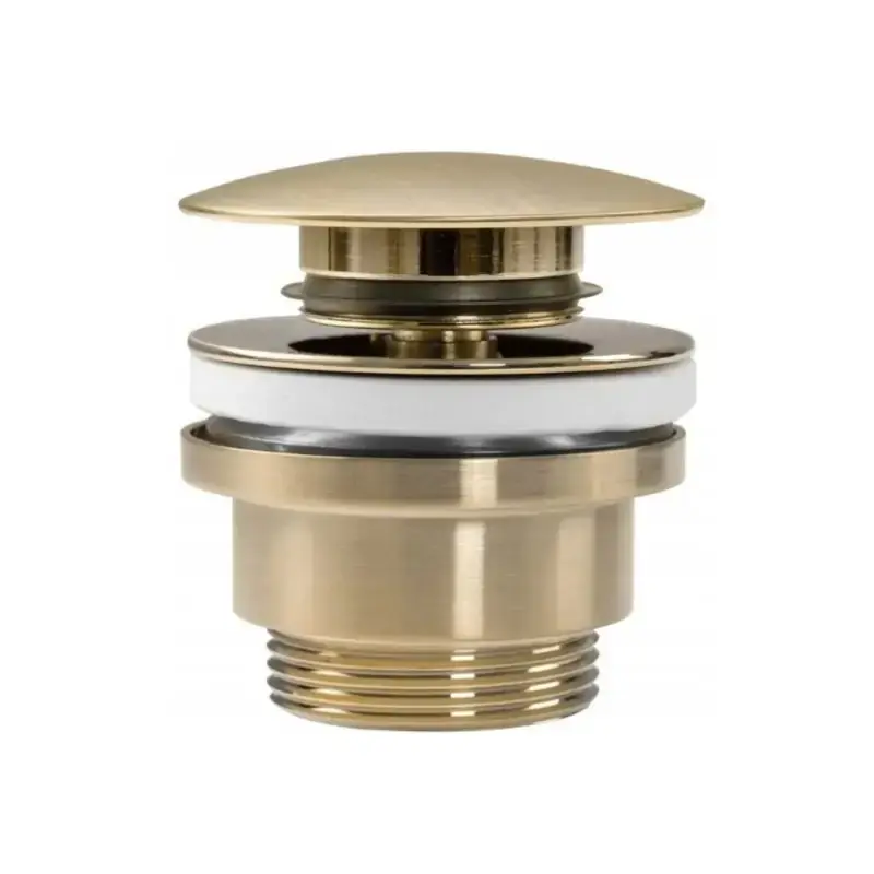 Piletta di scarico tonda clic-clac oro spazzolato Pollini Acqua design ART 230ORS Offerta