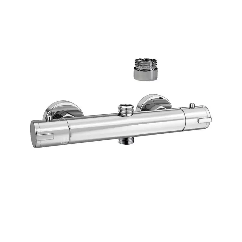 Offerta Limitata Miscelatore esterno doccia con doppia connessione versione termostatica Damast 18049