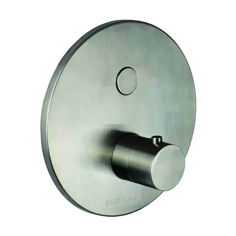 Occasione Miscelatore doccia incasso ad 1 funzione solo parte esterna colore acciaio spazzolato Paffoni Compact Box CPM013ST