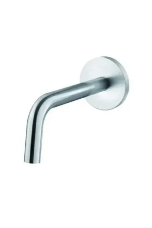Subito Disponibile Bocca a parete in colore acciaio spazzolato dimensione 175 mm completa di placca Paffoni ZBOC045ST