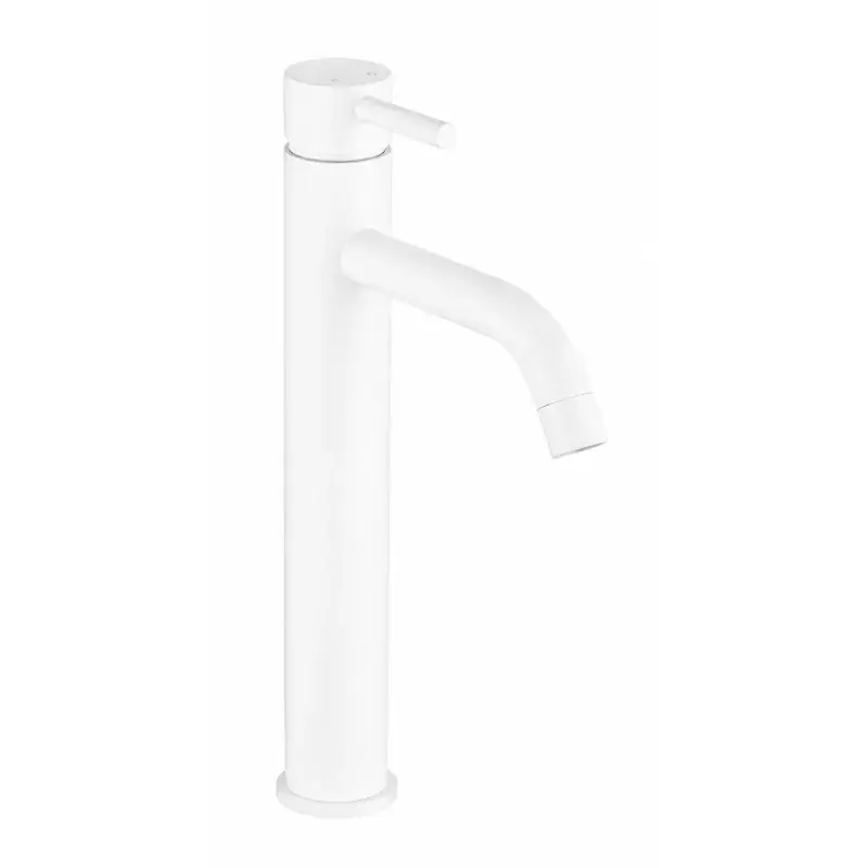 Offerta Del Giorno Miscelatore lavabo canna alta in colore bianco opaco Pollini Jessy MXLHMCMMCBO