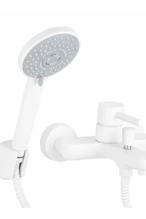 Vendita Finale Miscelatore vasca esterno in colore bianco opaco Pollini Jessy MXVAMCMMCBO