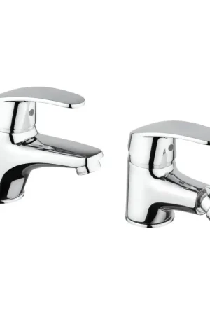 Set miscelatori lavabo e bidet in ottone colore cromo Piralla Ofelia KITOFELIA2CR Offerta