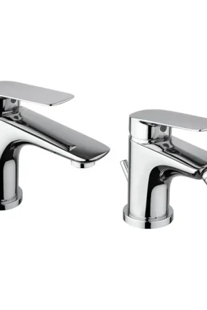 Kit miscelatori lavabo e bidet in colore cromo Piralla Lago KITLAGO2CR Compra Adesso