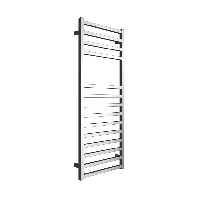 Scaldasalviette idraulico termoarredo modello quadro colore cromo 120 x 50 cm Ercos Square ASSQCF930005001200 Spedito Oggi