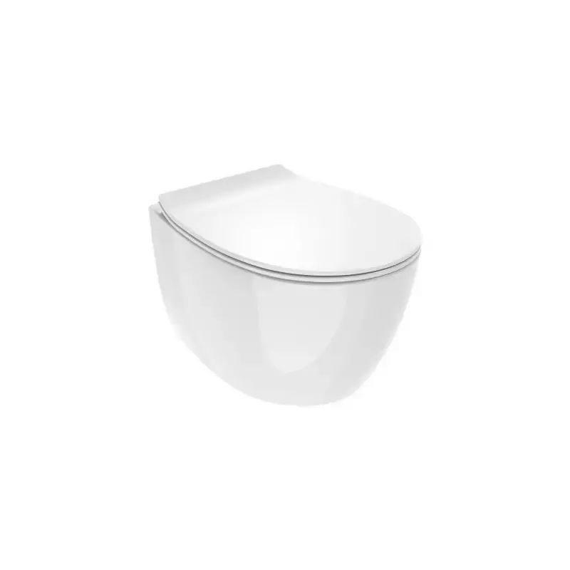 Vaso sospeso colore bianco lucido da 510x355x363 mm con copri WC SoftClose Ercos Kite KITBCKTELVASO0001 Prezzo Conveniente