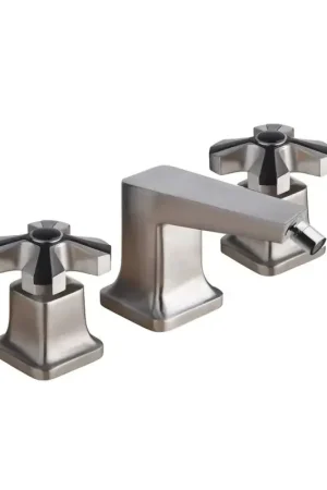 Batteria per bidet 3 fori colore acciaio spazzolato con piletta clic clac Mamoli 1938 55380000065F Offerta