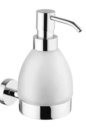 Subito Disponibile Dispenser di sapone liquido installazione a parete in ottone cromato e vetro Mamoli 000006790001