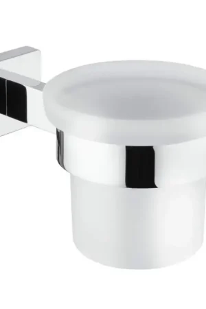 Acquista Ora Porta spazzolini in vetro satinato installazione a parete Mamoli 000006140001