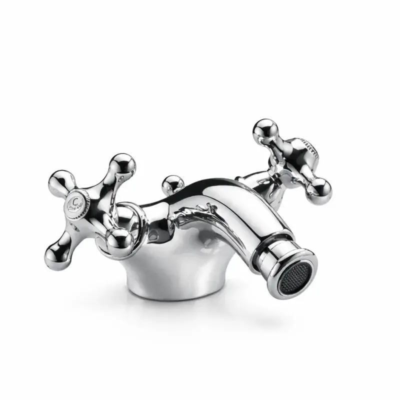 Miscelatore per bidet monoforo modello antico con piletta di scarico 1"1/4 Mamoli Epoca 54960000E051 Nuovo Arrivo