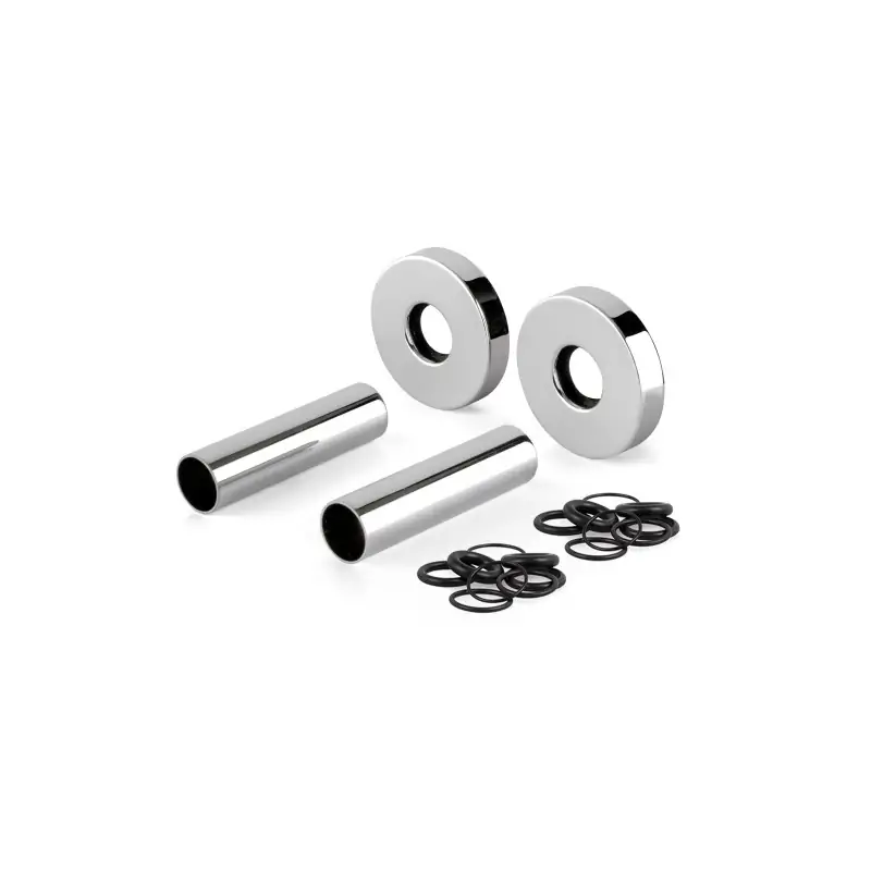Set copritubo con rosone in ottone colore cromo APM 061TA.70 Ultima Occasione