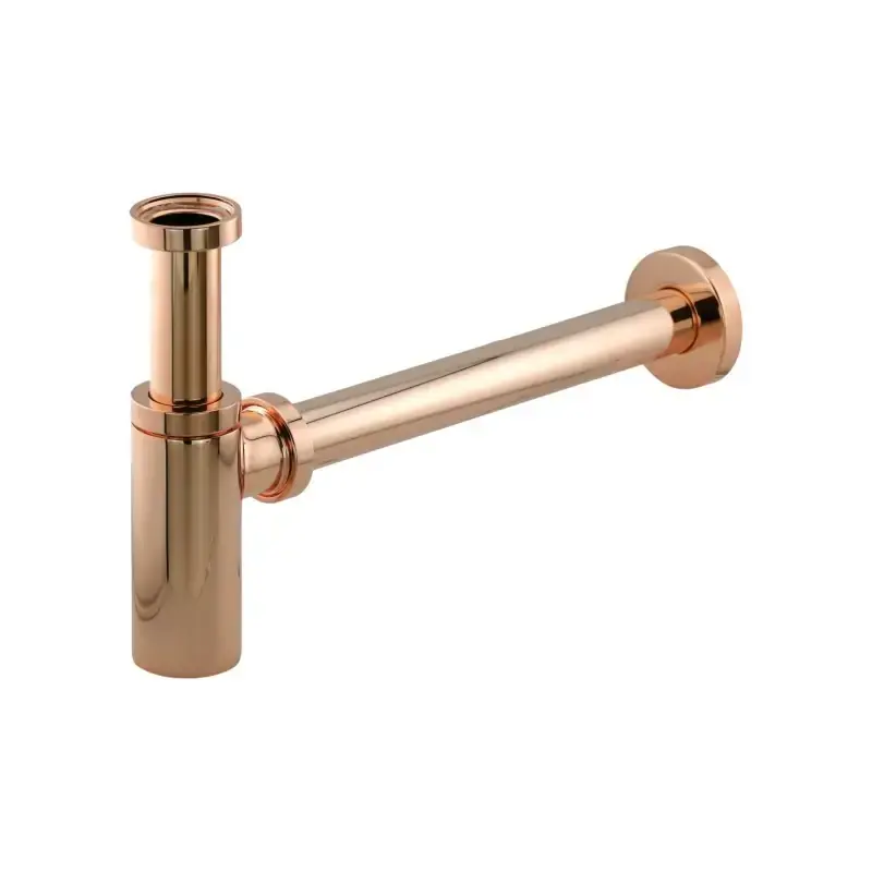 Di Tendenza Sifone arredo in colore oro rosa universale Gattoni Rubinetteria 0160/00RS