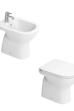 Kit WC e bidet installazione a terra colore bianco Dolomite Gemma2 KITGEMMA22 Non Perdere