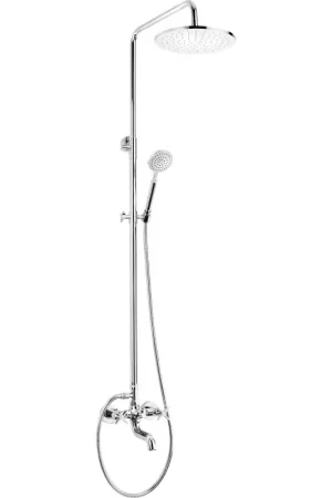 Colonna doccia con miscelatore per vasca da bagno colore cromo Deante Temisto NAC_01QT Prezzo Basso