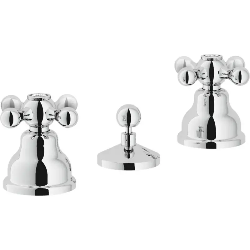 Rubinetto bidet batteria 3 fori Nobili Grazia GRC5015/1CR Nuovo Arrivo