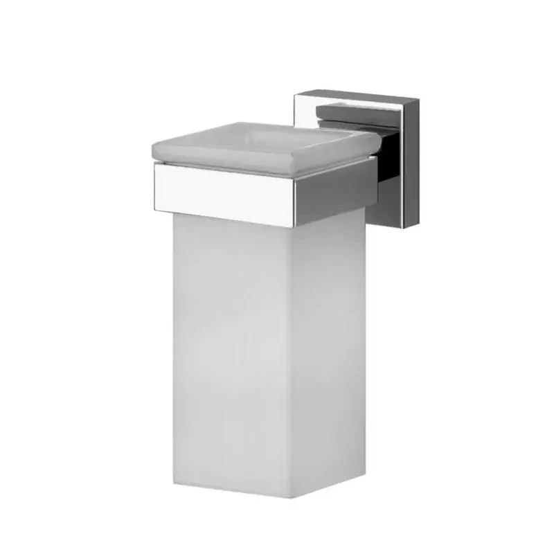 Porta spazzolino con fissaggio a parete in ceramica bianca Pollini Live LV1201M0 Promo Stagionale