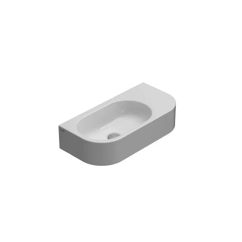 Esclusivo Lavabo in ceramica installazione sospesa 55.27 Globo Forty3 SCT55BI
