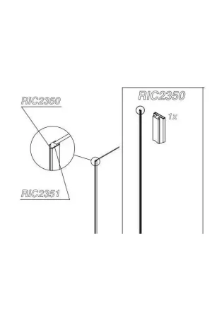 Promozione Esclusiva Gruppo guarnizioni magnetiche per POLARIS DESIGN Samo RIC2350