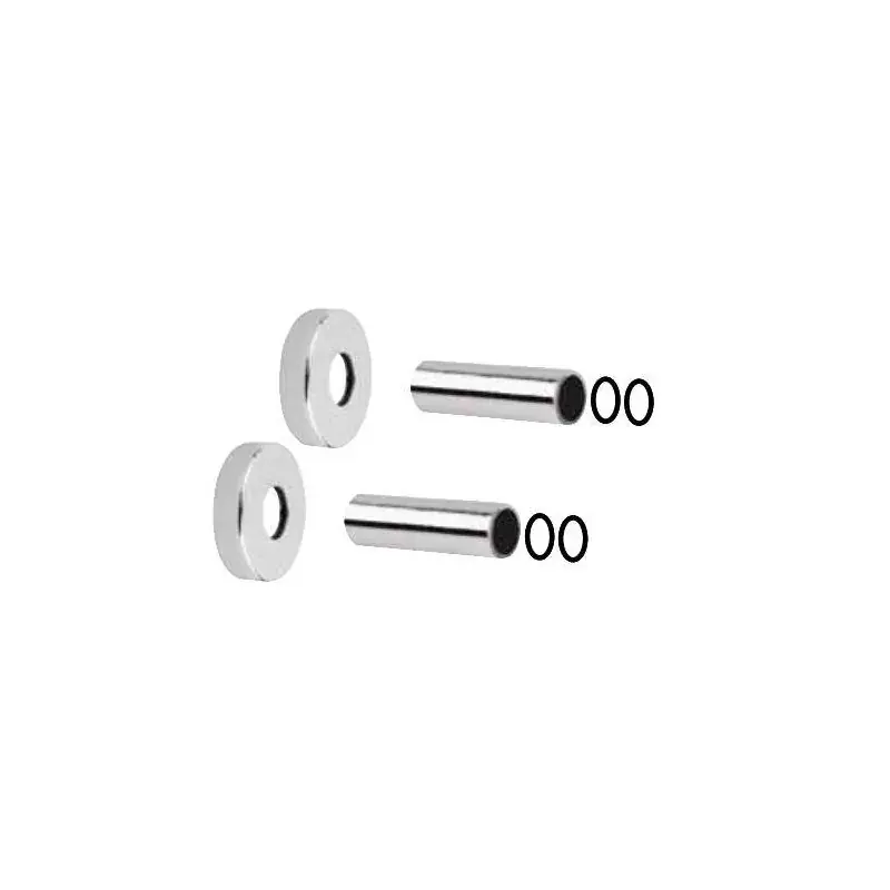 Economico Kit Coprimuro in ottone per termoarredo Ø17- Ø22 Arteclima 31824