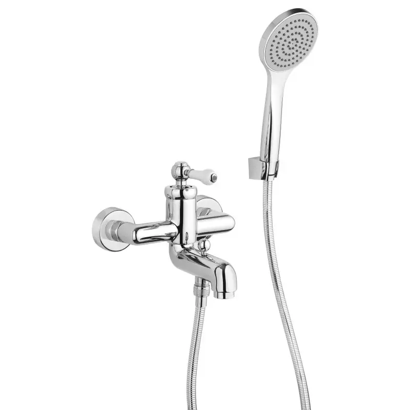 Miscelatore vasca esterno con set doccia Piralla Como 0TO00002A21 Saldi