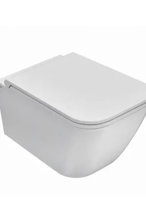 Wc in ceramica installazione sospesa senza brida 52.36 Globo Stone STS05 Di Tendenza