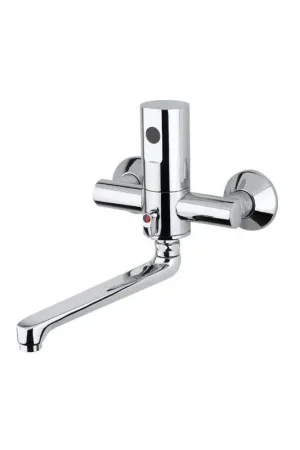 Affare Miscelatore elettronico a parete per lavabo/lavello con bocca di erogazione orientabile Idral One 02552/1 - 02552/1-140