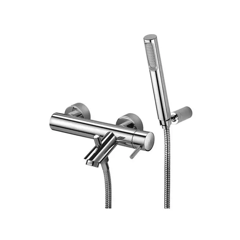 Offerta Lampo Miscelatore vasca esterno in colore cromo con doccia Paffoni Light LIG023CR