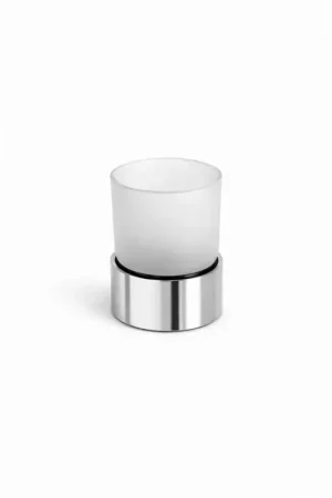 Bicchiere da appoggio porta spazzolini in acciaio Capannoli Hoop HP113 VS33 Promozione Esclusiva