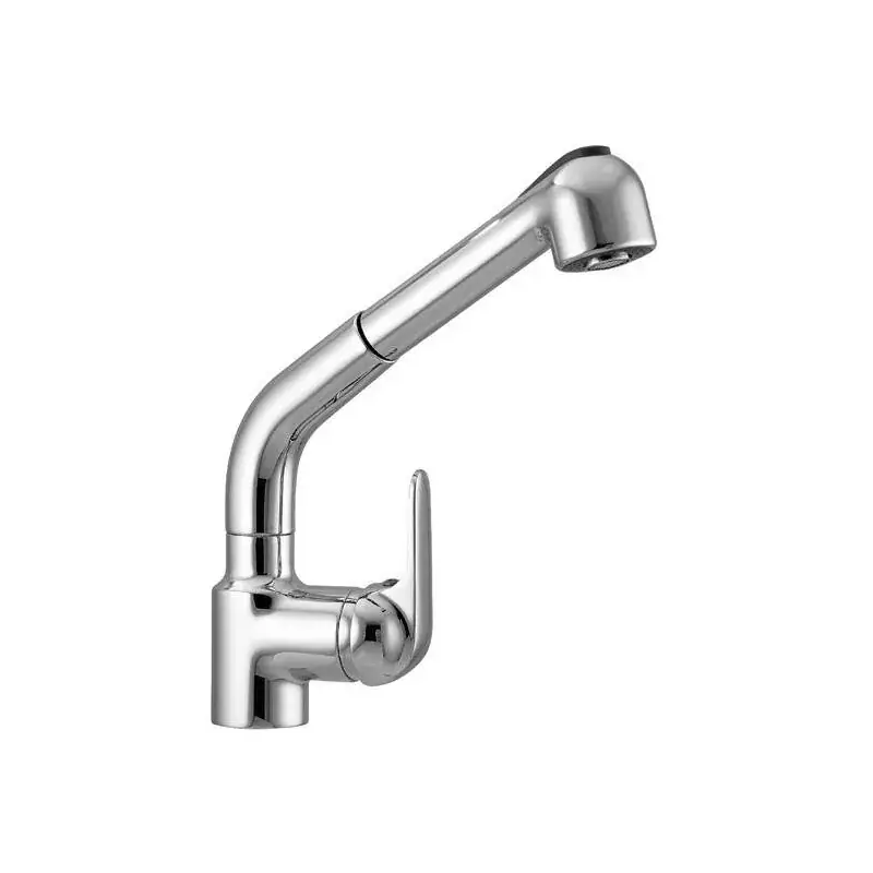 Miscelatore lavello cucina canna alta doccia estraibile colore cromo Gattoni Callisto 0400/PCC0 Più Venduto