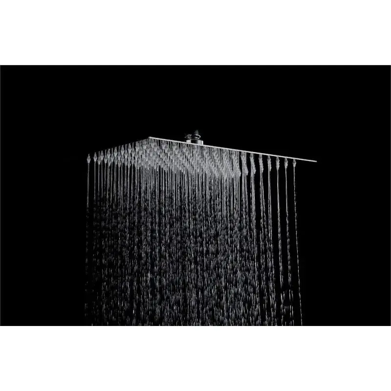 Soffione doccia rettangolare 300 x 200 Tecom Rubinetterie LS300200 Must-Have