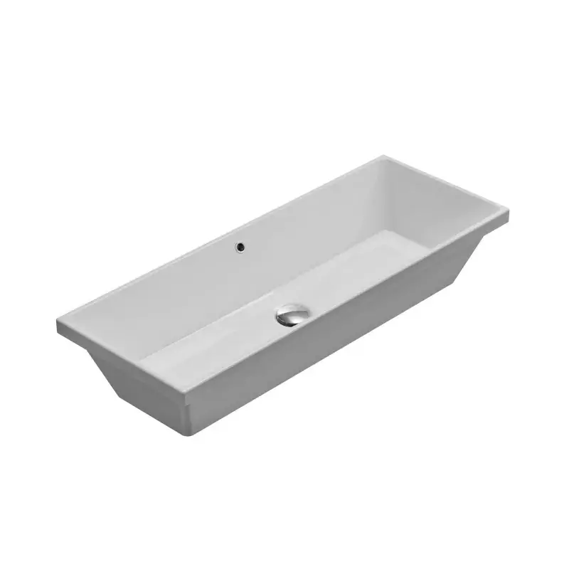 Lavabo in ceramica da incasso 90.34 Globo Stockholm FO090BI Nuova Collezione