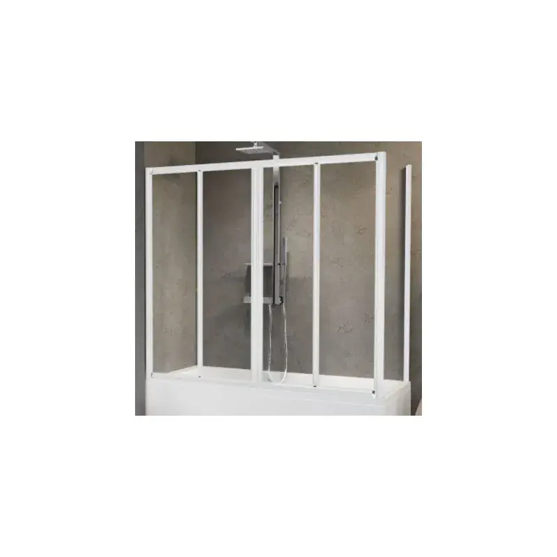 Promozione Sopravasca 2 ante scorrevoli e 2 fisse in linea Novellini Aurora 2AV4