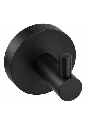 Appendi salvietta singolo nero opaco in ottone Capannoli Hoop HP109 MM Ultime Pezzi