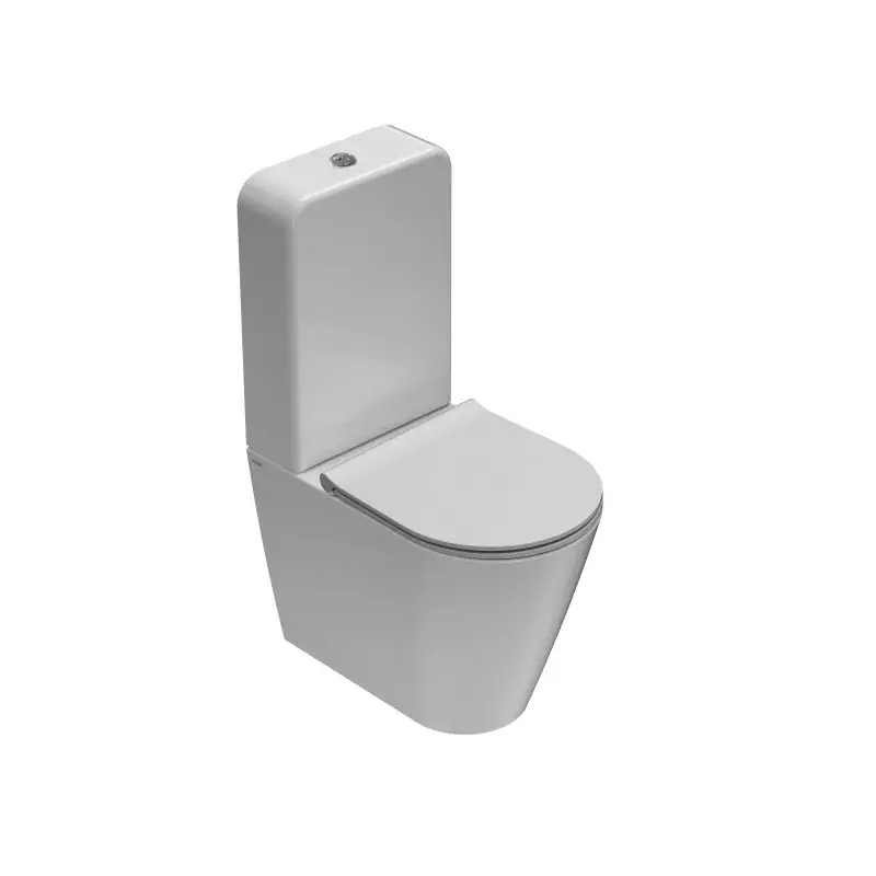 Vaso monoblocco in ceramica installazione filo parete 58.36 Globo Forty3 FO003BI Ultime Pezzi