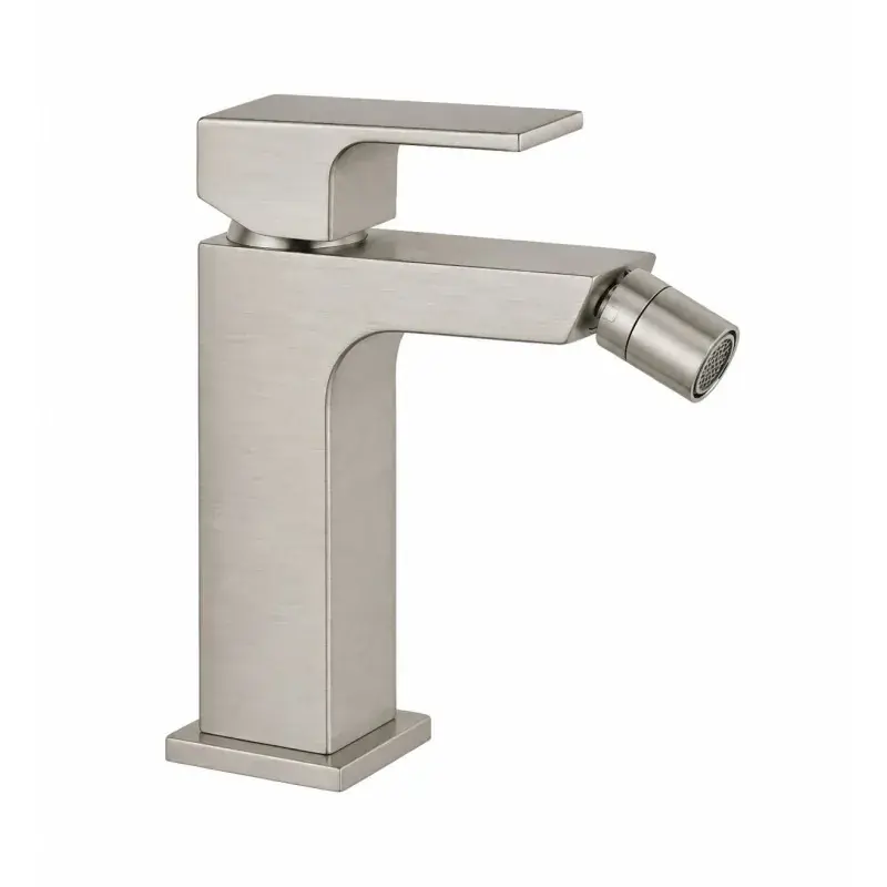 Prezzo Di Fabbrica Miscelatore per bidet in colore acciaio spazzolato Gattoni SQUARE 2564/25NS