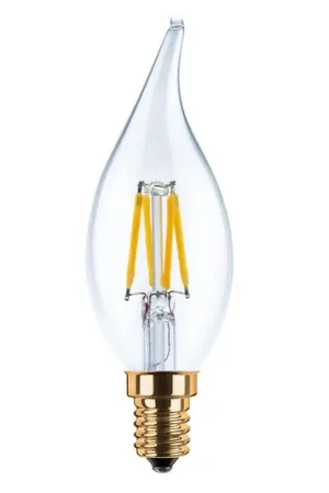 SEGULA candela LED fiamma E14 3W 2.200K filamenti Prezzo Ridotto