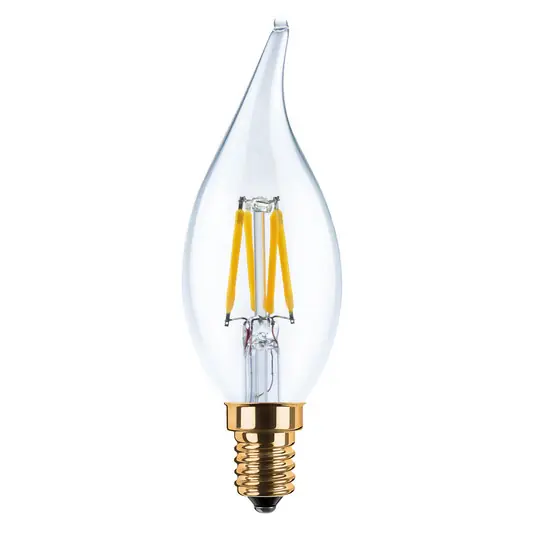 SEGULA candela LED fiamma E14 3W 2.200K filamenti Prezzo Ridotto