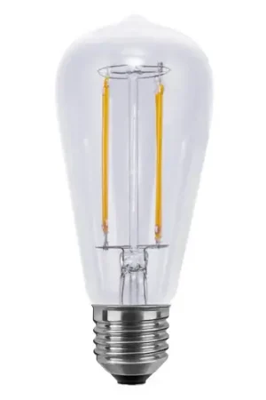 Super Prezzo SEGULA LED rustica Long Style E27 6,5W trasparente