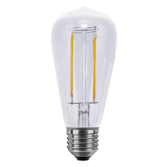 Super Prezzo SEGULA LED rustica Long Style E27 6,5W trasparente