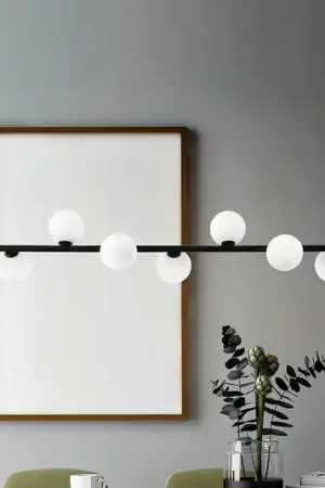 Bestseller Lampada a sospensione Pomì, orizzontale, 7 luci