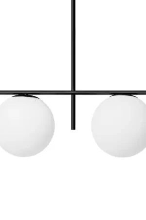 Esclusivo Lampada a sospensione Jugen, nero, 2 luci