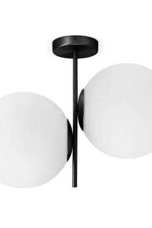 Direttamente Dal Produttore Plafoniera Jugen nero 2 luci verticale