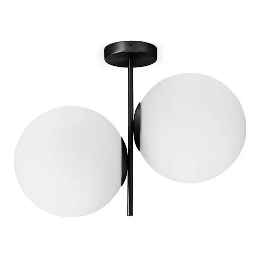 Direttamente Dal Produttore Plafoniera Jugen nero 2 luci verticale